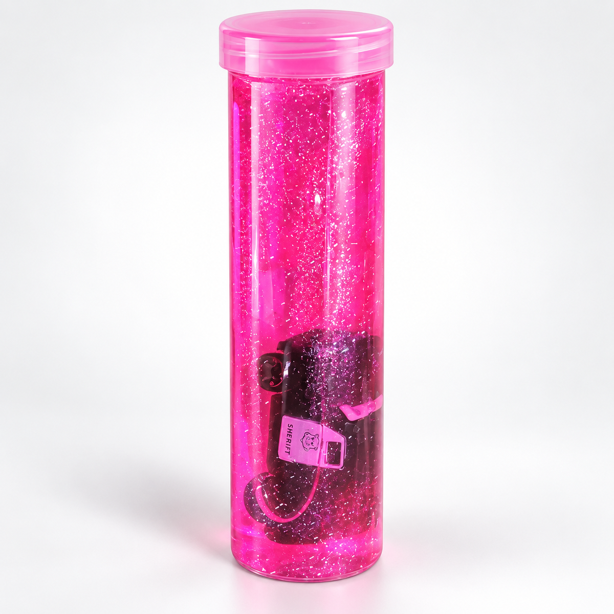 Pink Glitter Slime Tube with Surprise Toy