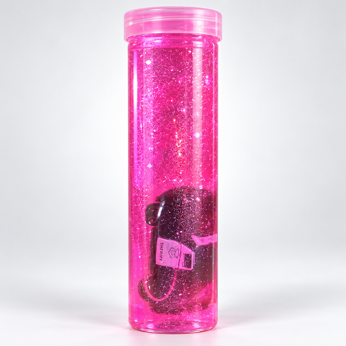 Pink Glitter Slime Tube with Surprise Toy