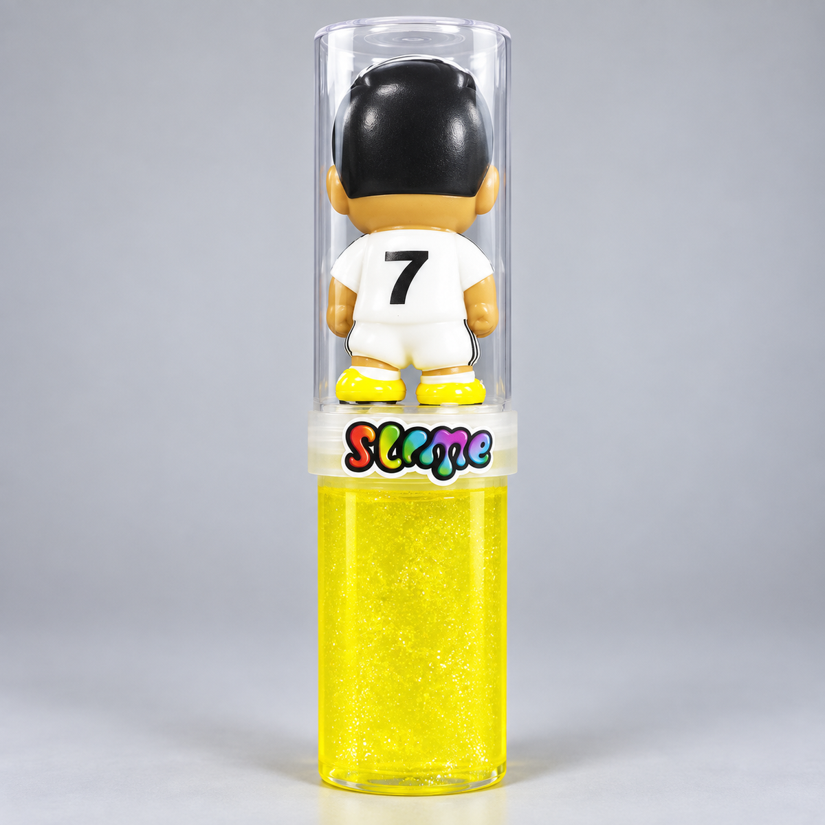 Football Player Glitter Slime Bottle Toy