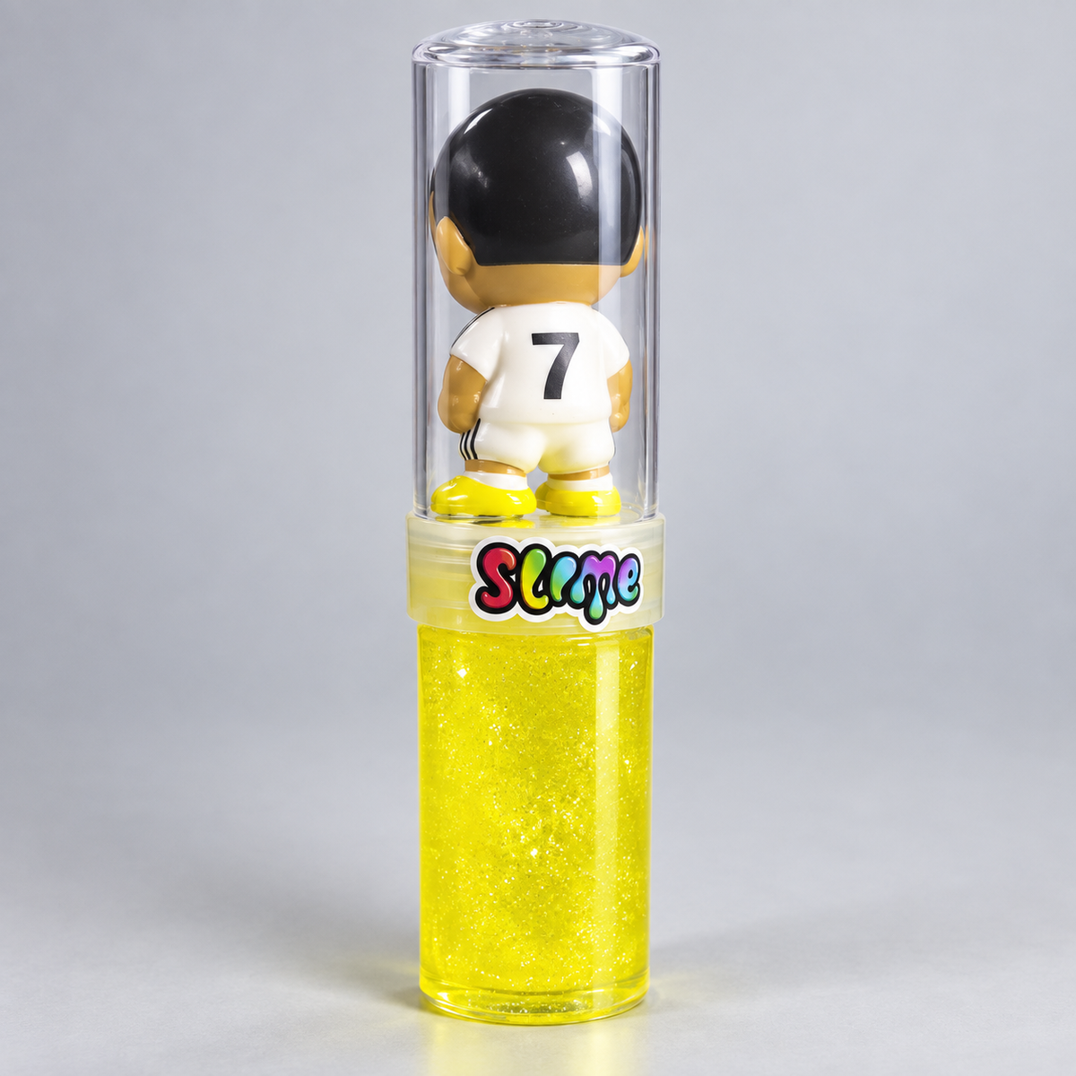 Football Player Glitter Slime Bottle Toy
