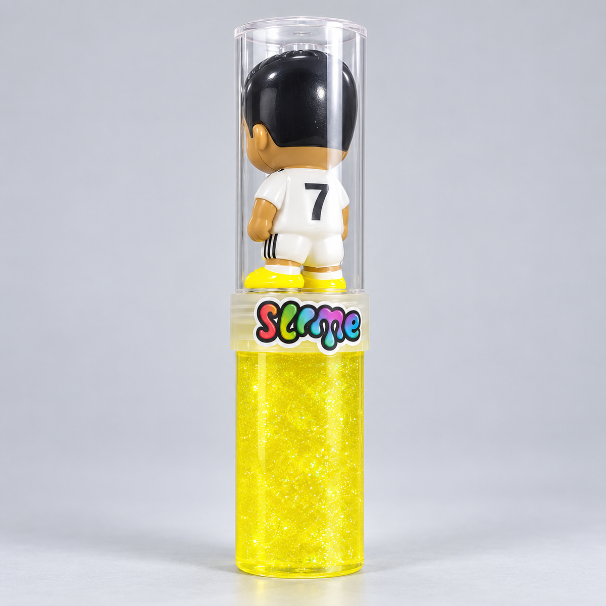 Football Player Glitter Slime Bottle Toy