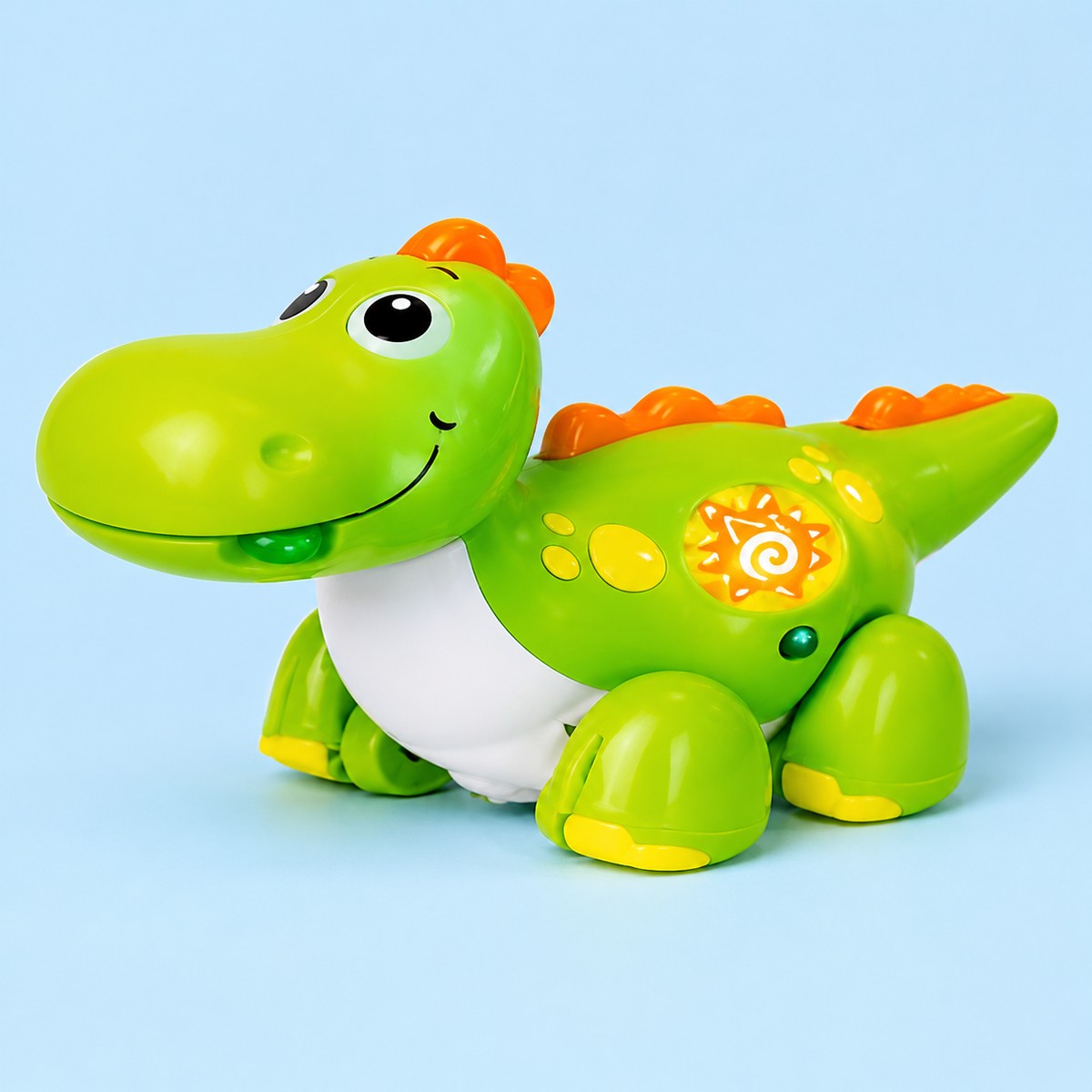 Winfun Green Dinosaur Activity Toy – Light & Sound Baby Toy
