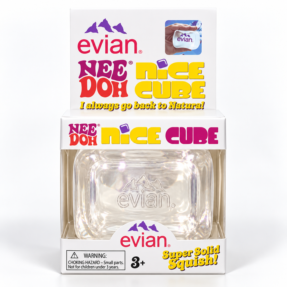 Clear Nice Cube Super Solid Squishy Toy – Sensory Fidget