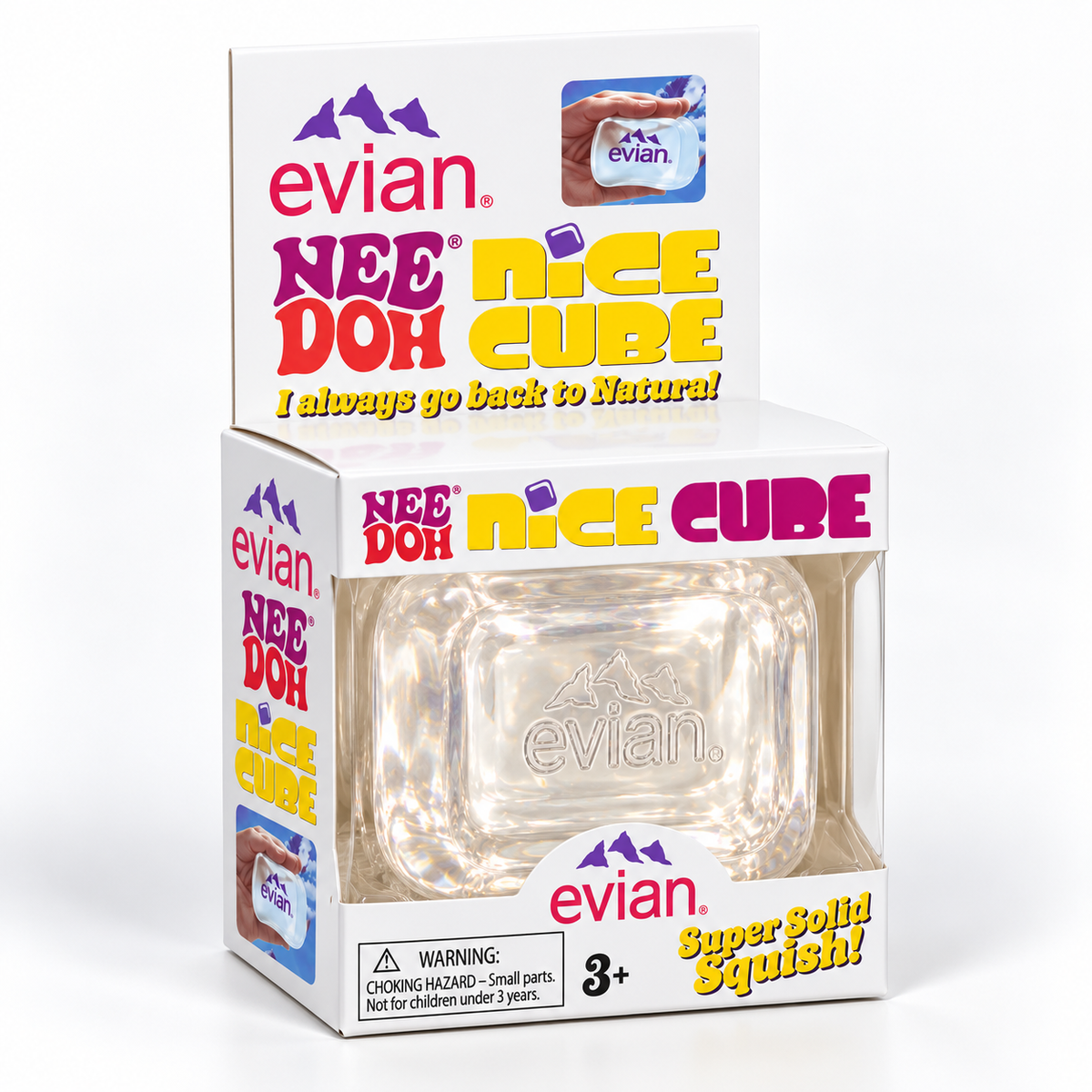 Clear Nice Cube Super Solid Squishy Toy – Sensory Fidget
