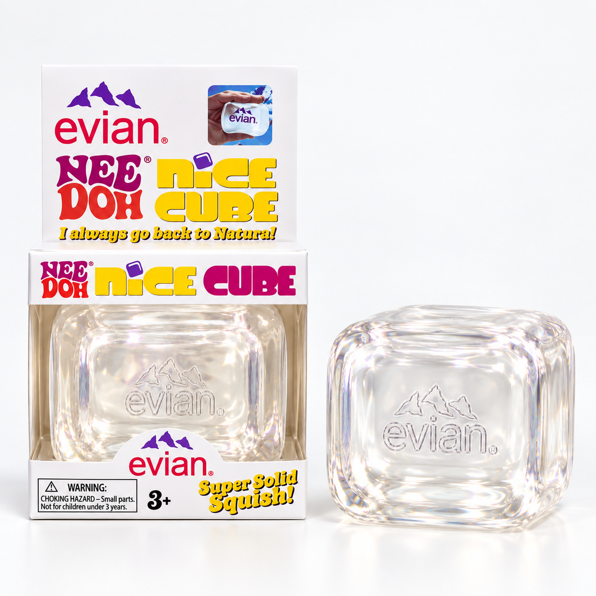 Clear Nice Cube Super Solid Squishy Toy – Sensory Fidget
