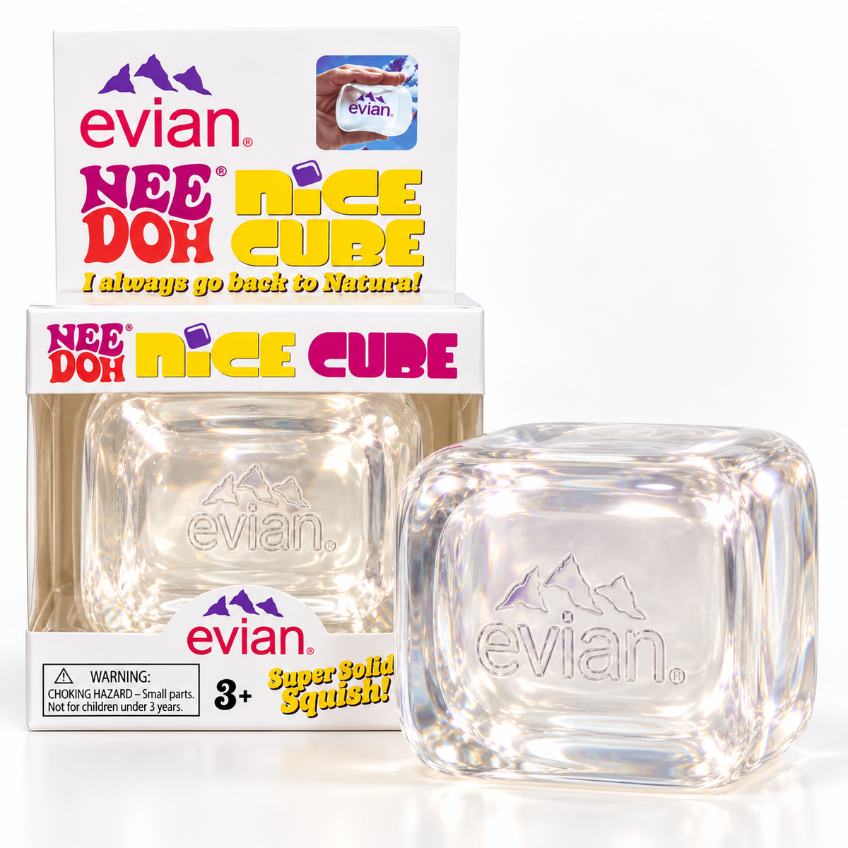 Clear Nice Cube Super Solid Squishy Toy – Sensory Fidget