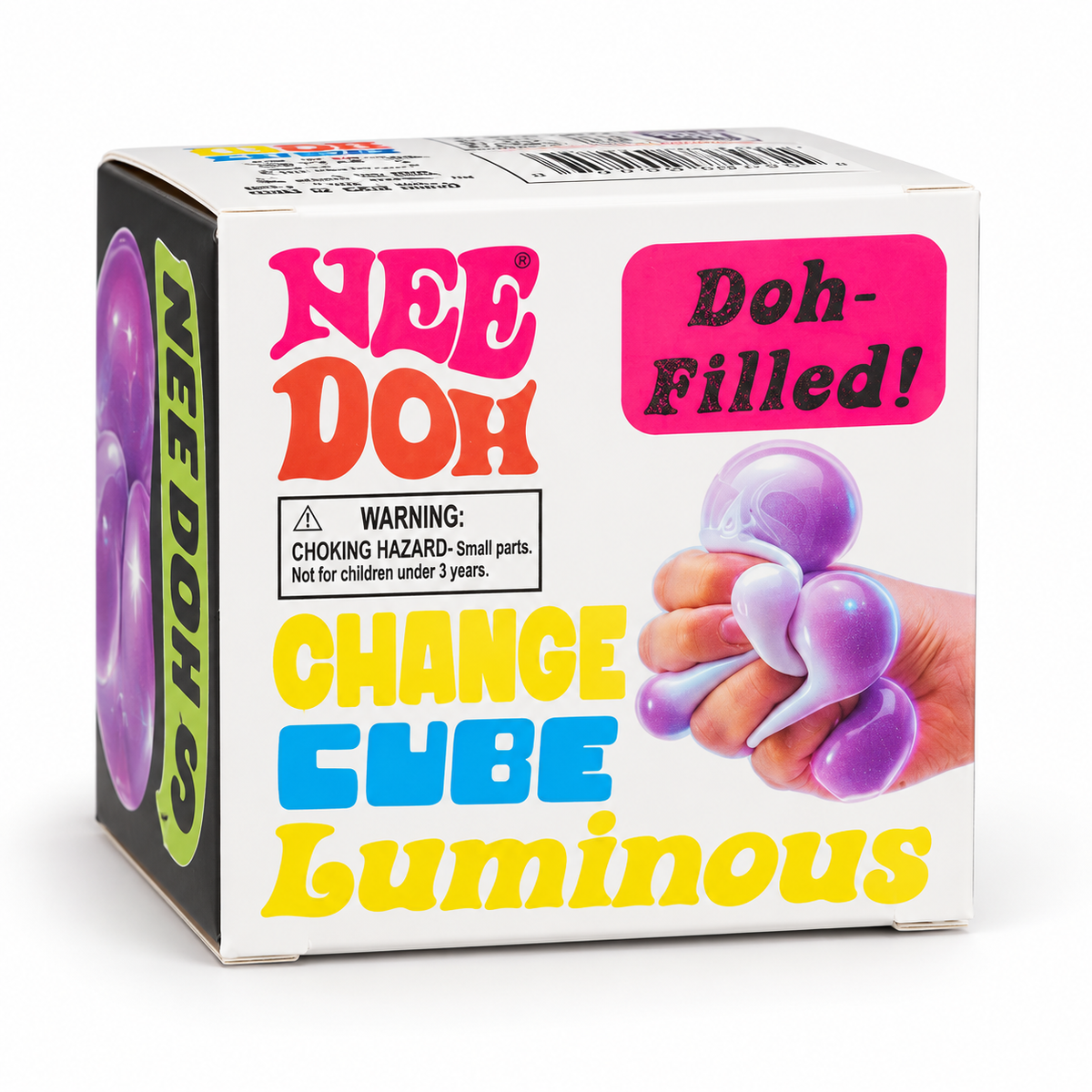 NeeDoh Change Cube Luminous Squishy Toy – Sensory Squeeze Cube