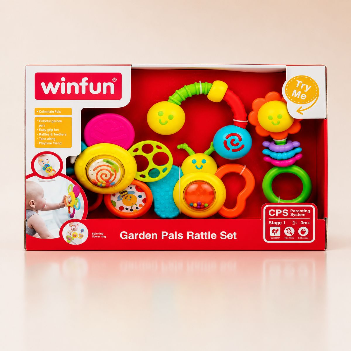 Winfun Garden Pals Rattle Set