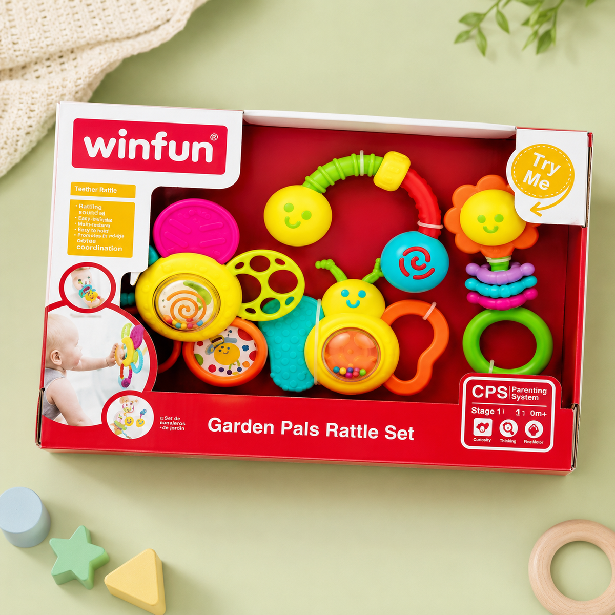 Winfun Garden Pals Rattle Set