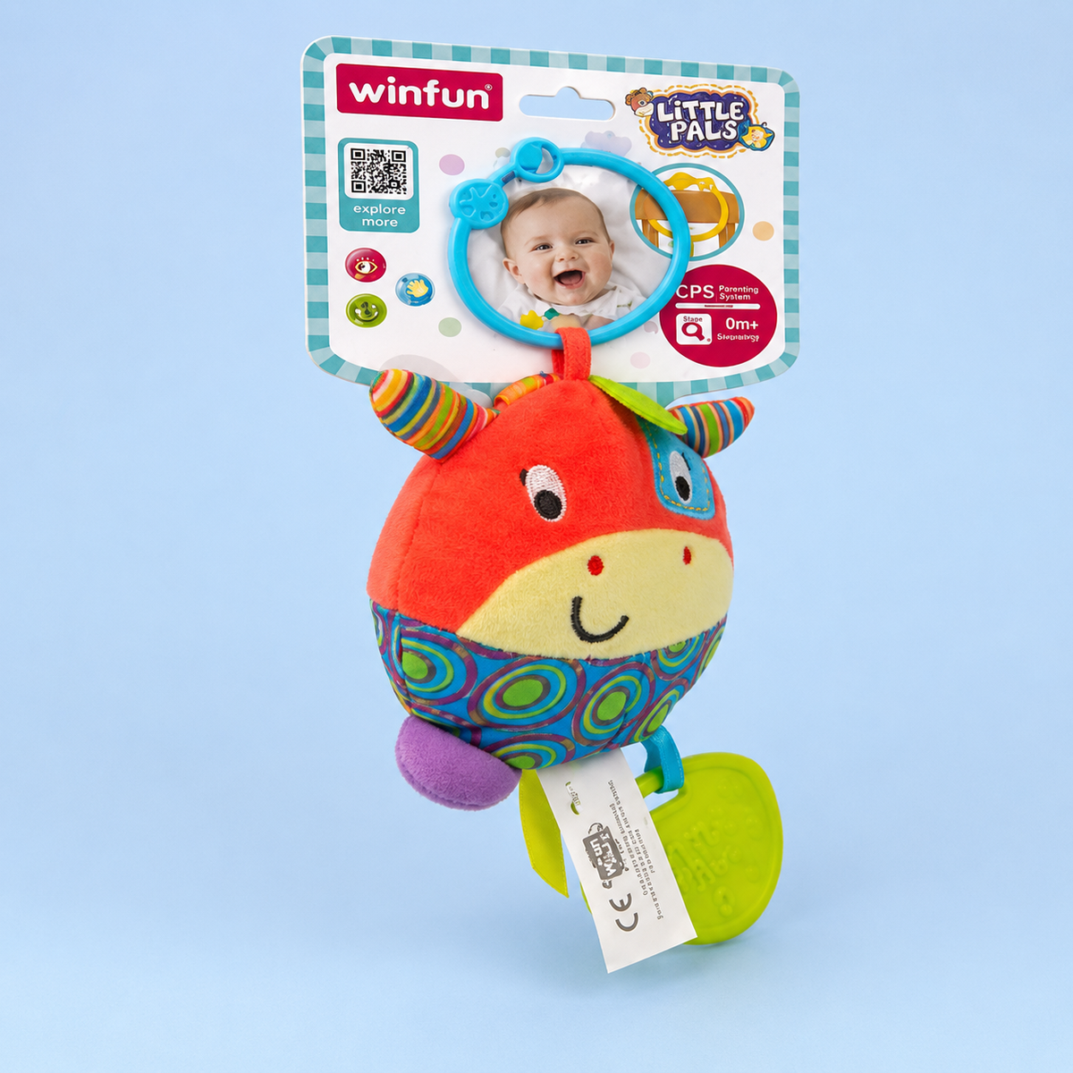 Winfun Lil’ Traveler Activity Ball – Mirror & Teether Baby Toy