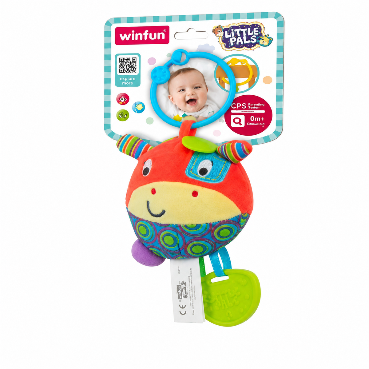 Winfun Lil’ Traveler Activity Ball – Mirror & Teether Baby Toy