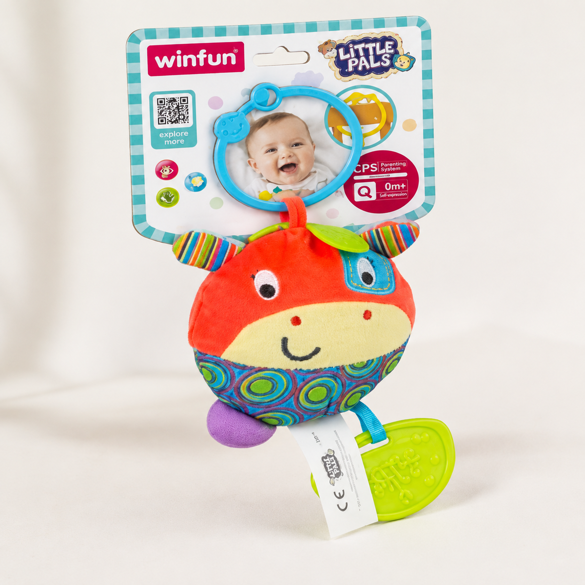 Winfun Lil’ Traveler Activity Ball – Mirror & Teether Baby Toy