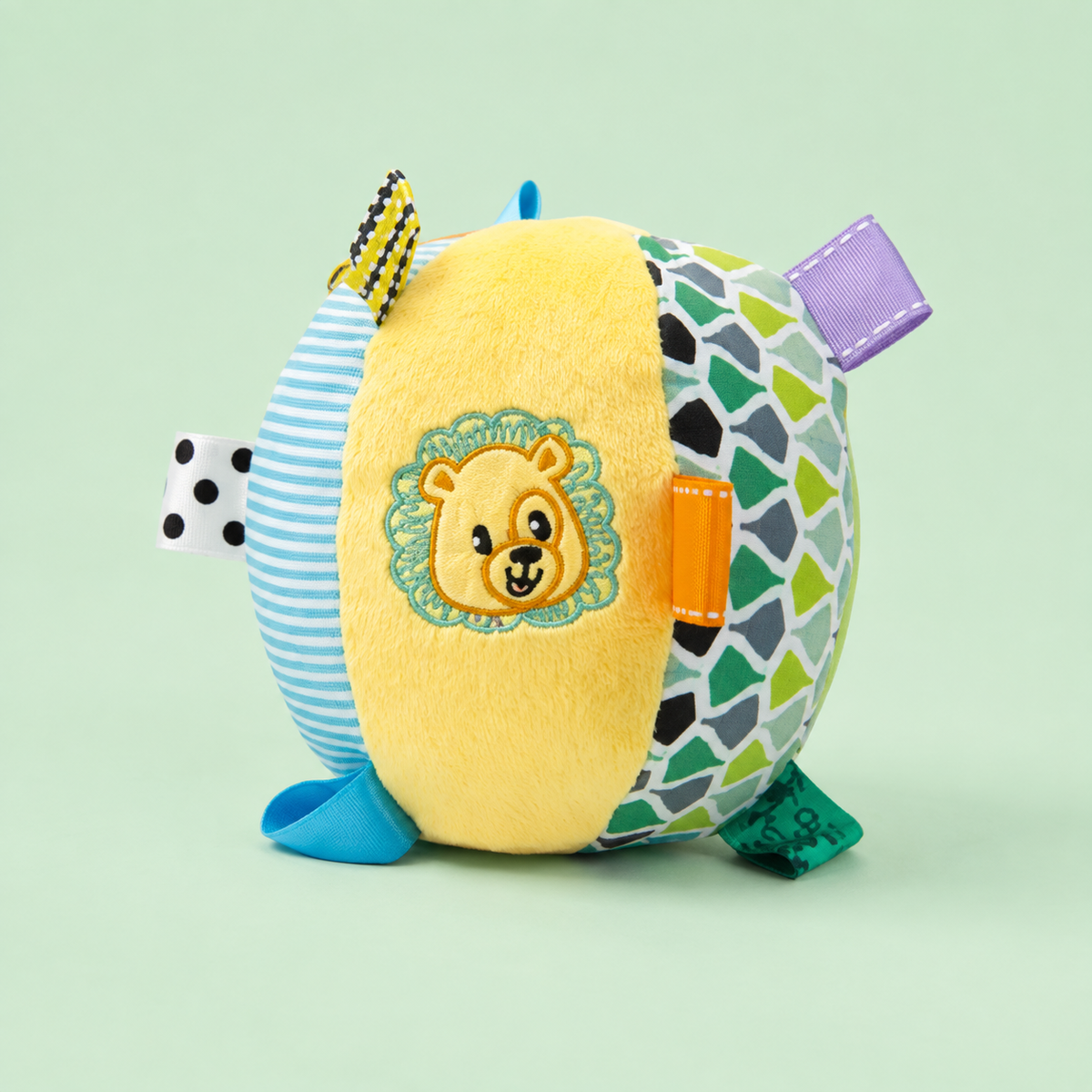 Winfun Soft Sensory Activity Ball – Baby Texture & Rattle Toy