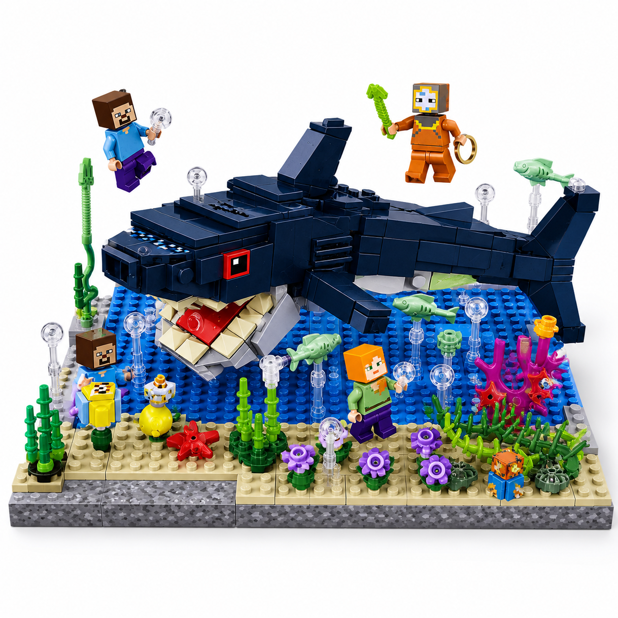 My World Nether Battle Building Blocks Set