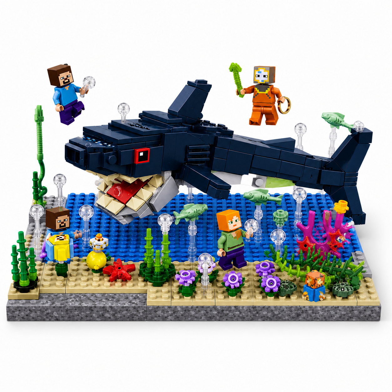 My World Nether Battle Building Blocks Set