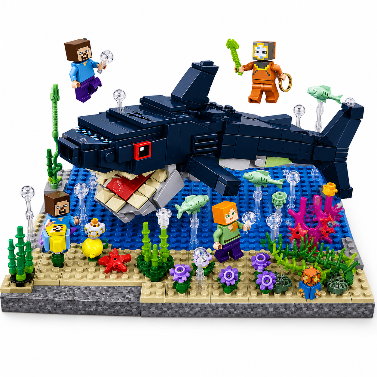 My World Nether Battle Building Blocks Set