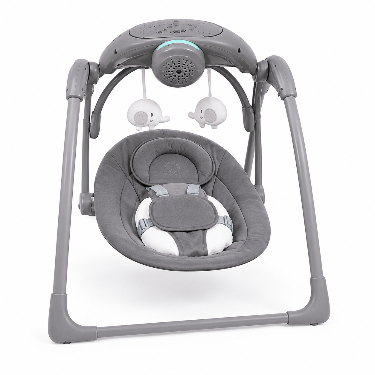 Mastela Deluxe Portable Baby Swing – Foldable Infant Swing with Music