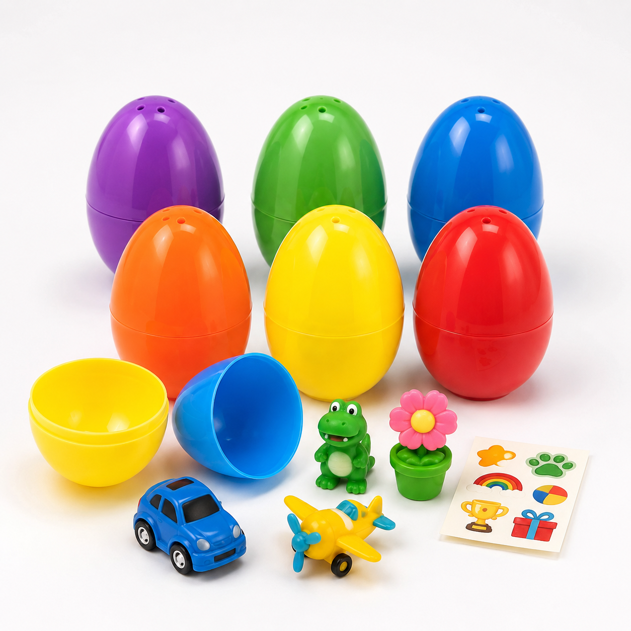 Super Mario Galaxy 2 Surprise Egg Toy Box – 6 Random Character Eggs for Kids