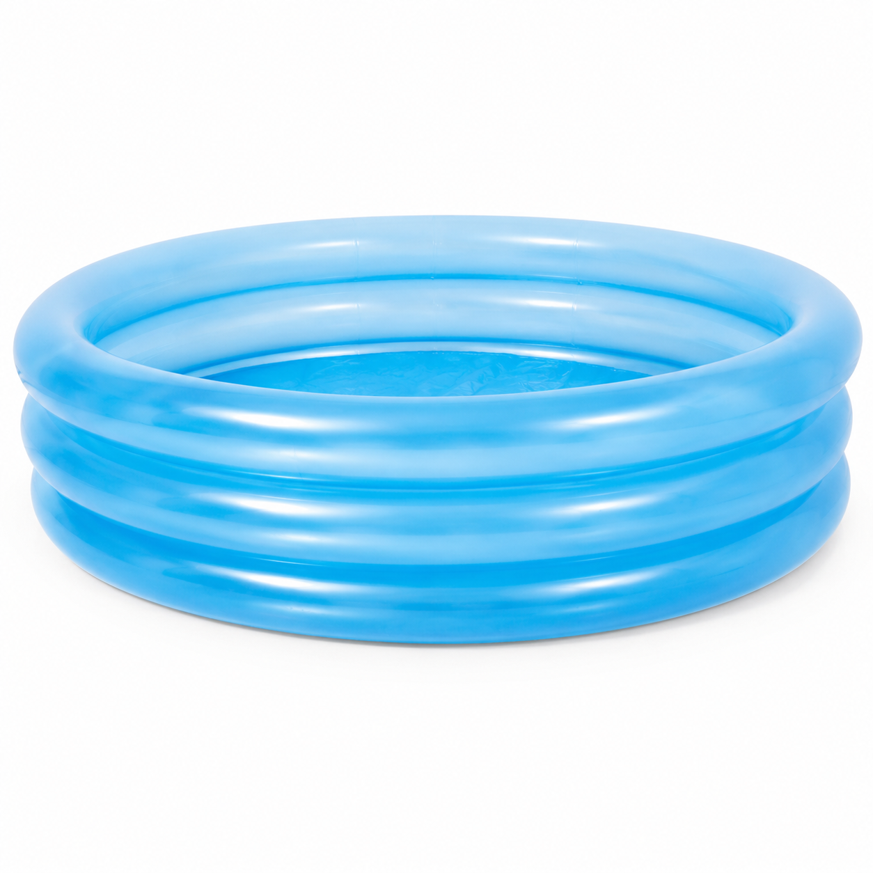 Intex Crystal Blue Inflatable Pool 66×15in – Round Kids Swimming Pool