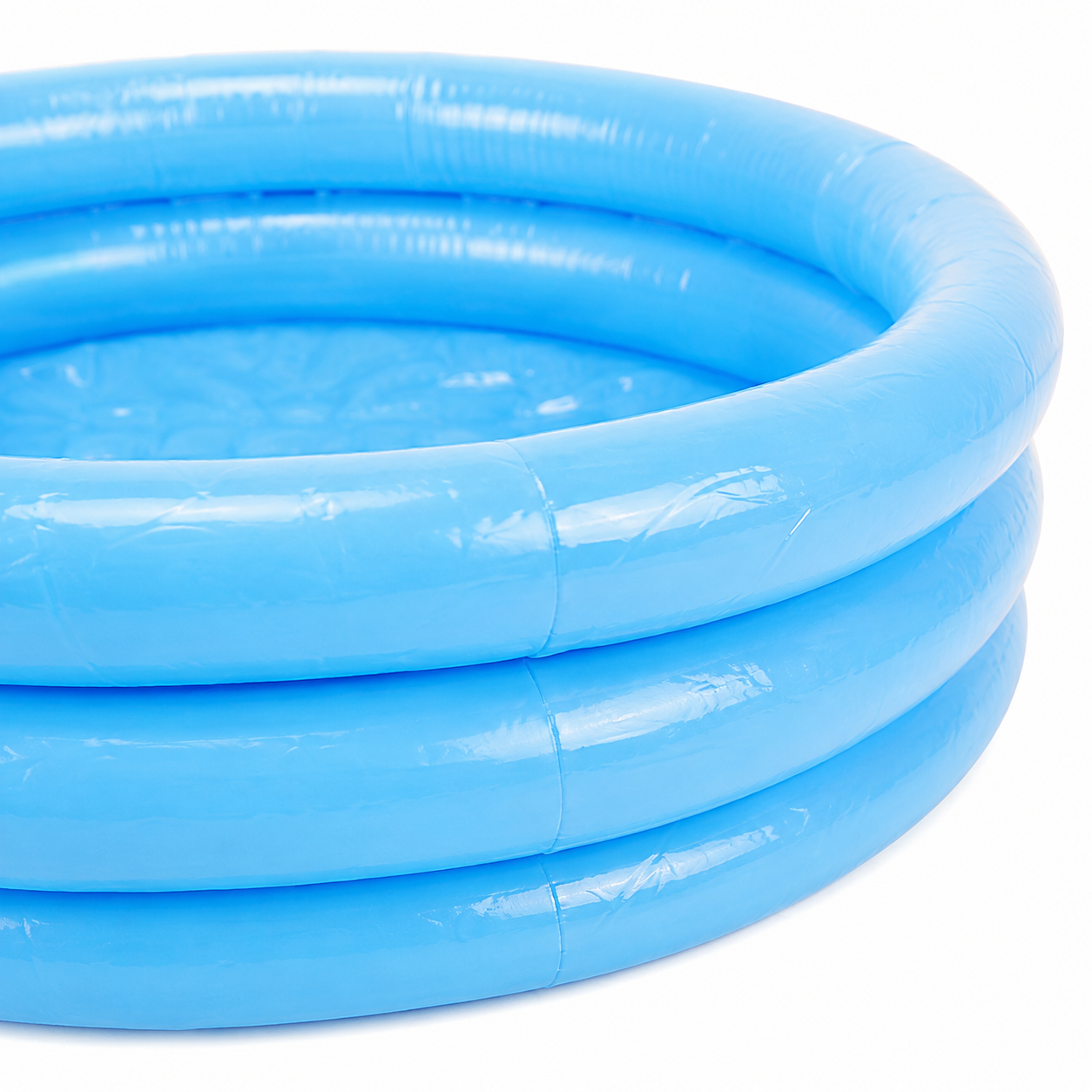 Intex Crystal Blue Inflatable Pool 66×15in – Round Kids Swimming Pool
