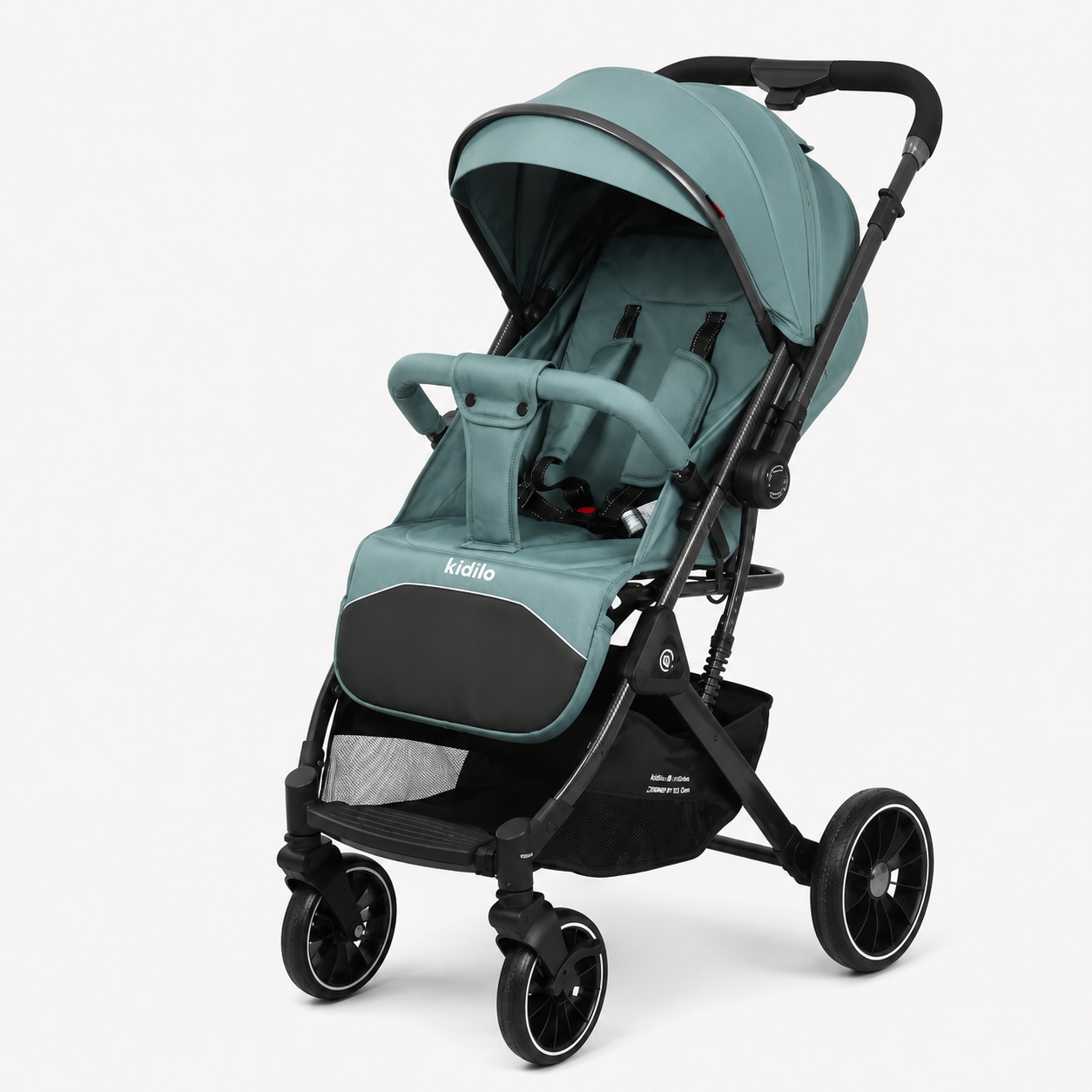 Kidilo 535 Baby Stroller – Foldable Portable Pram with Canopy