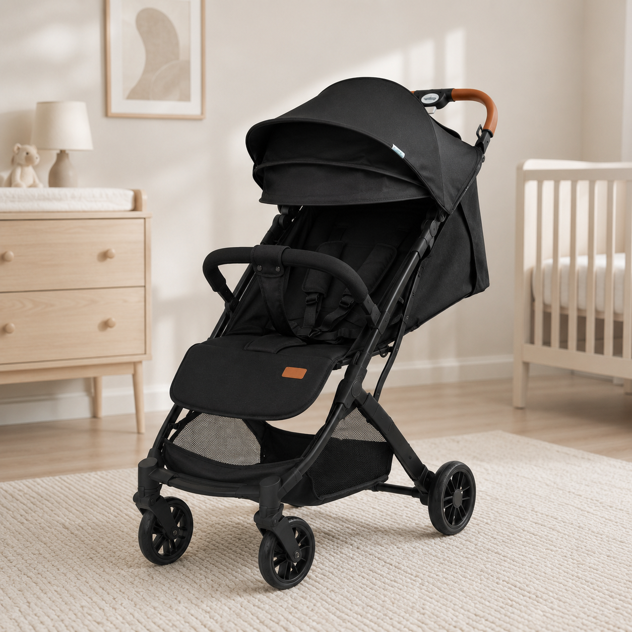 Kidilo Baby Stroller – Foldable Portable Pram with Canopy