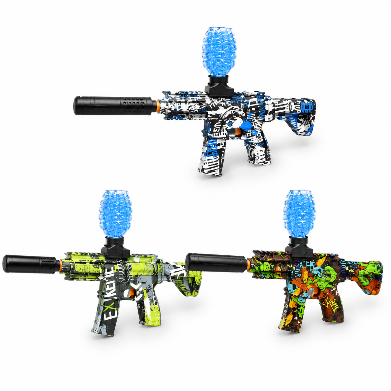 M416 Mini Water Bead Outdoor Play Set – 7–8MM Refill Beads, Ages 14+