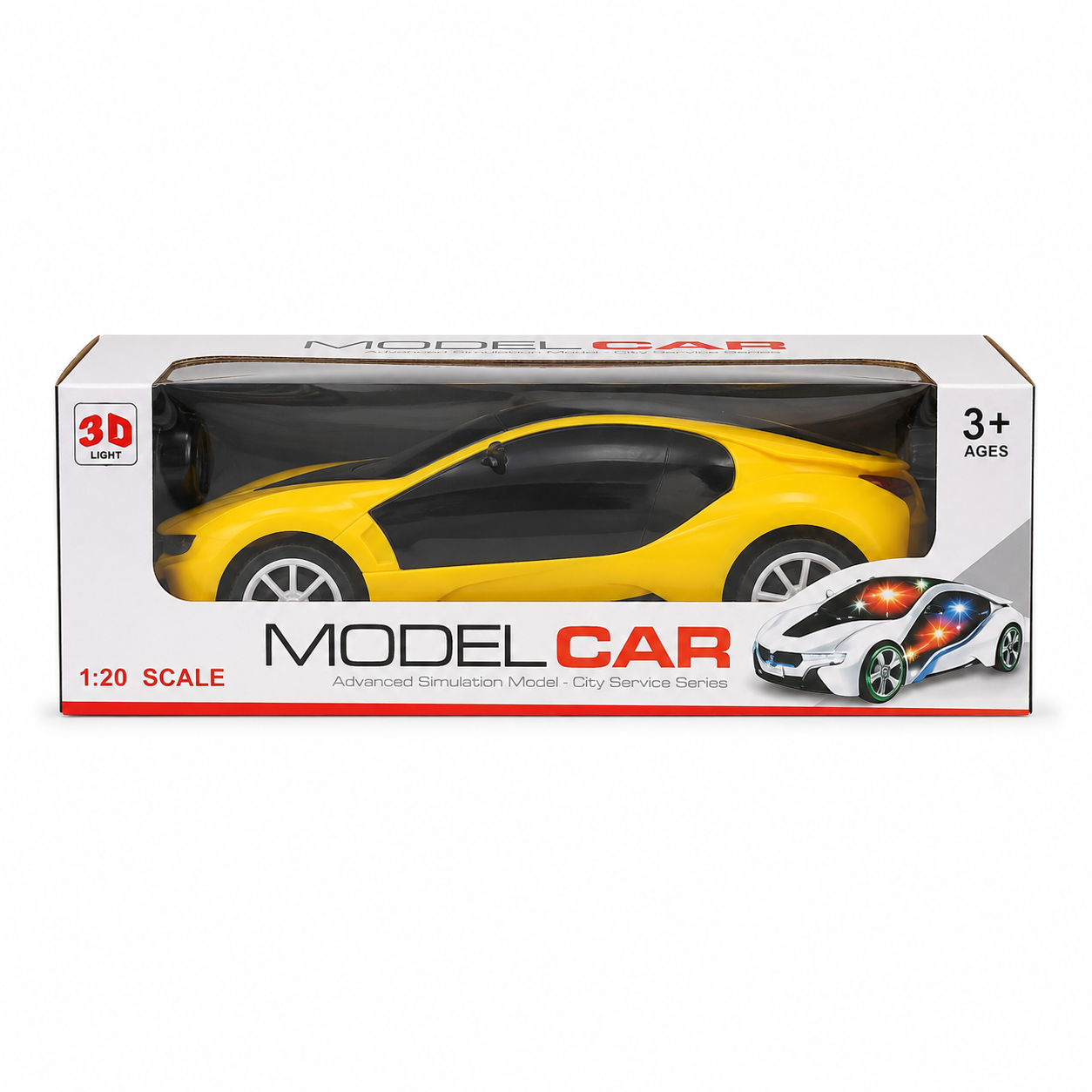 Model Car – 1:20 Scale Mini Sports Vehicle, Ages 3+