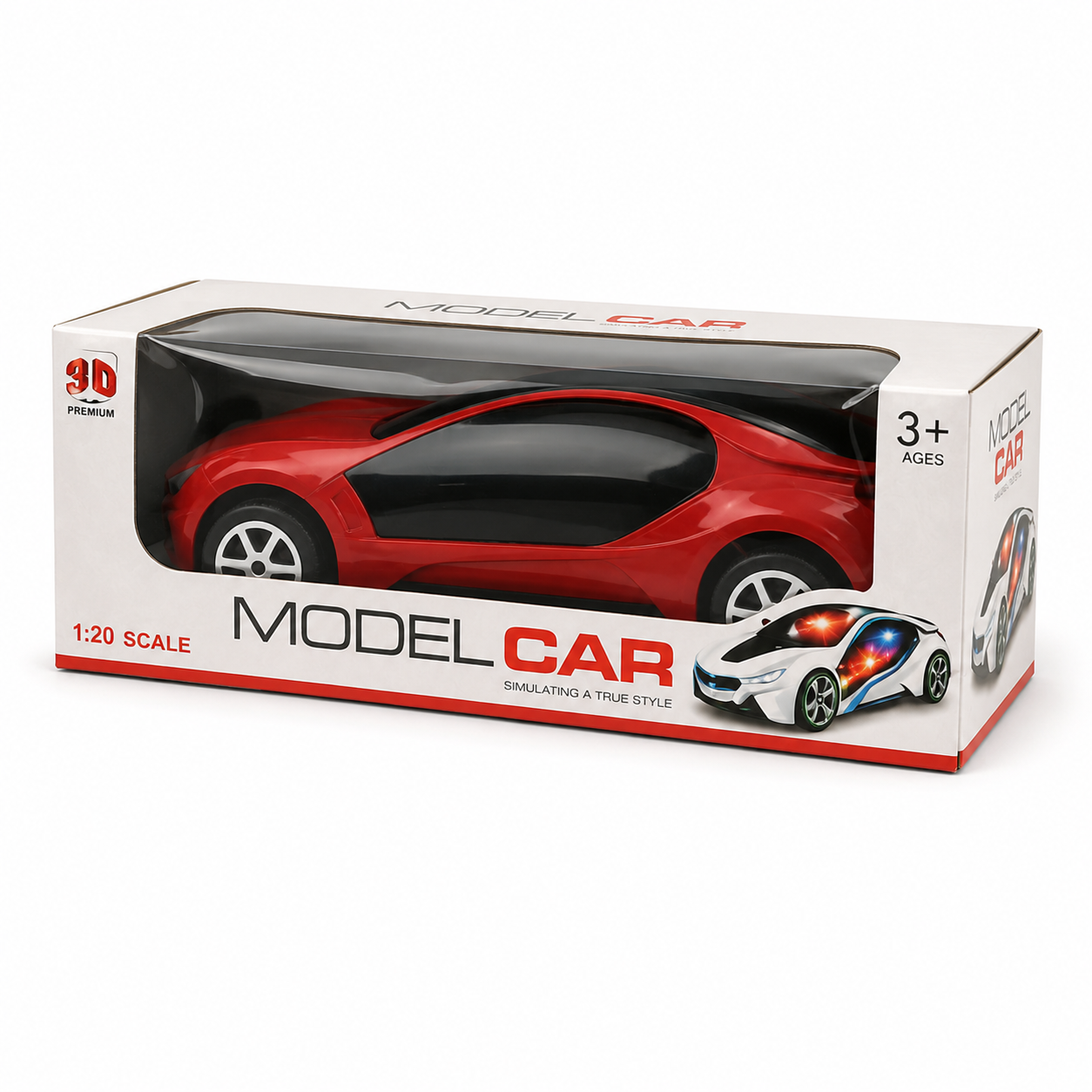 Model Car – 1:20 Scale Mini Sports Vehicle, Ages 3+