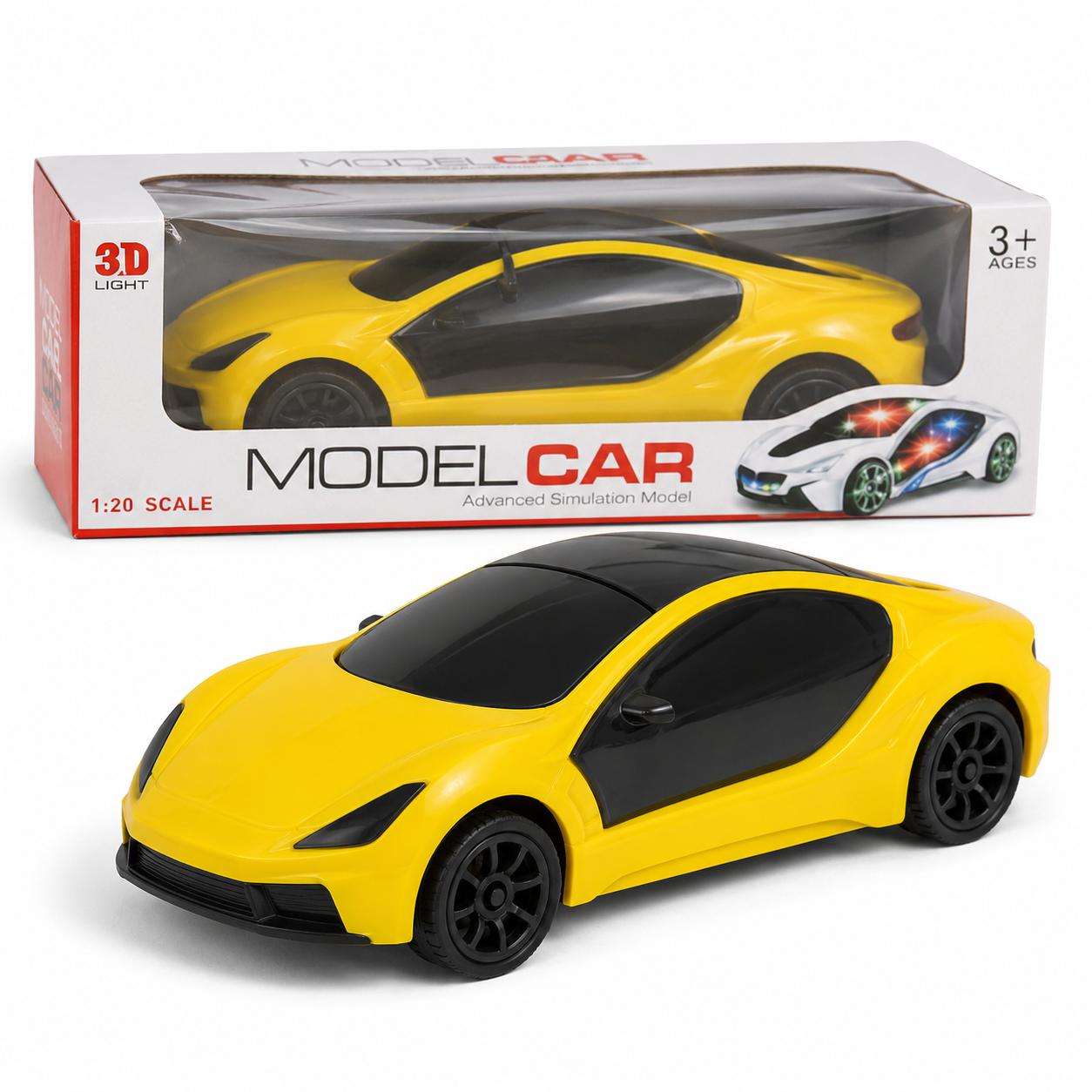 Model Car – 1:20 Scale Mini Sports Vehicle, Ages 3+