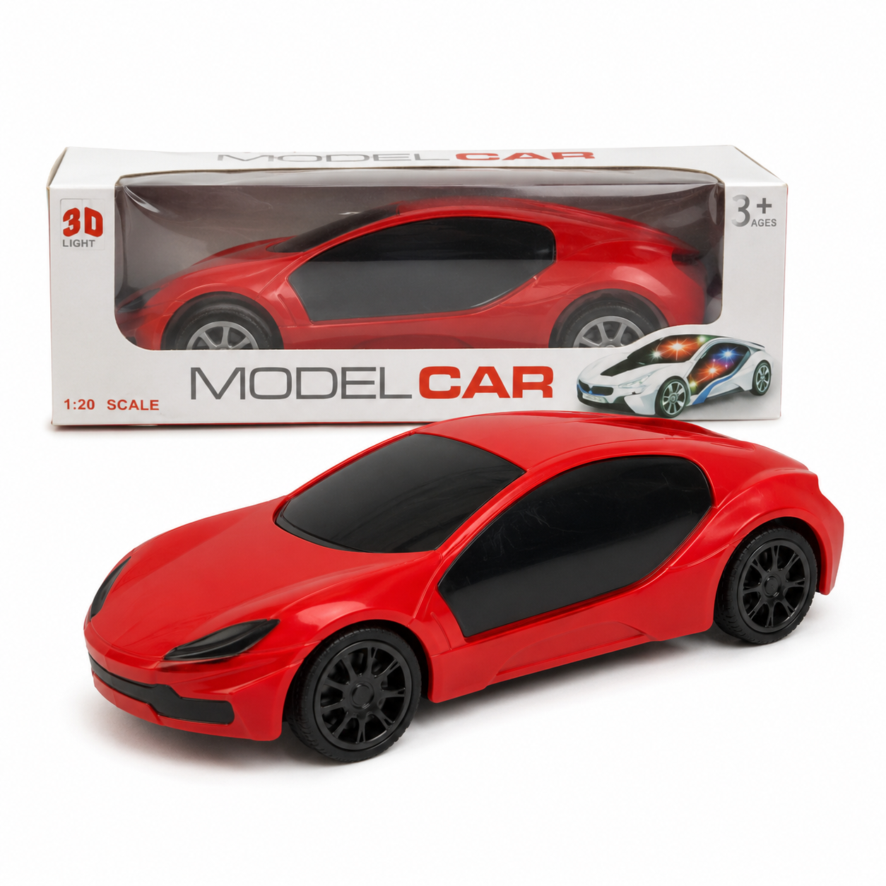 Model Car – 1:20 Scale Mini Sports Vehicle, Ages 3+