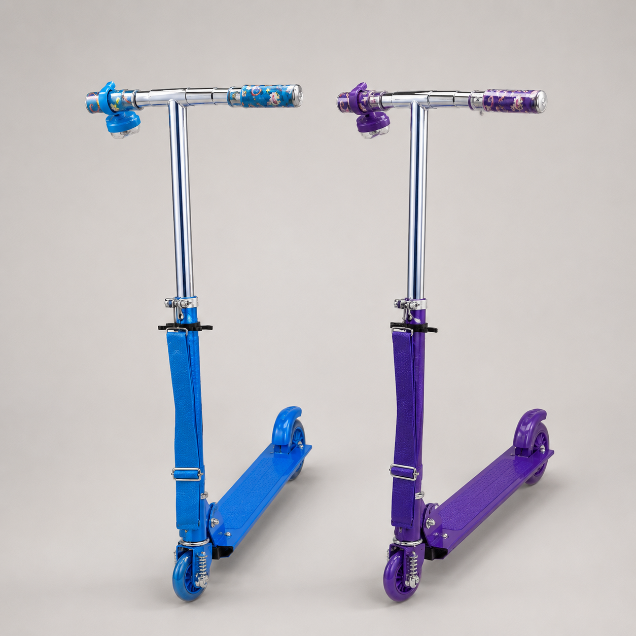 Heavy Metal Kick Scooter with Adjustable Handle