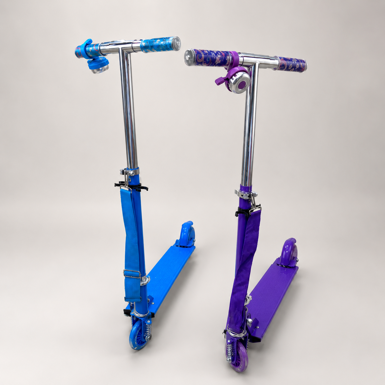 Heavy Metal Kick Scooter with Adjustable Handle