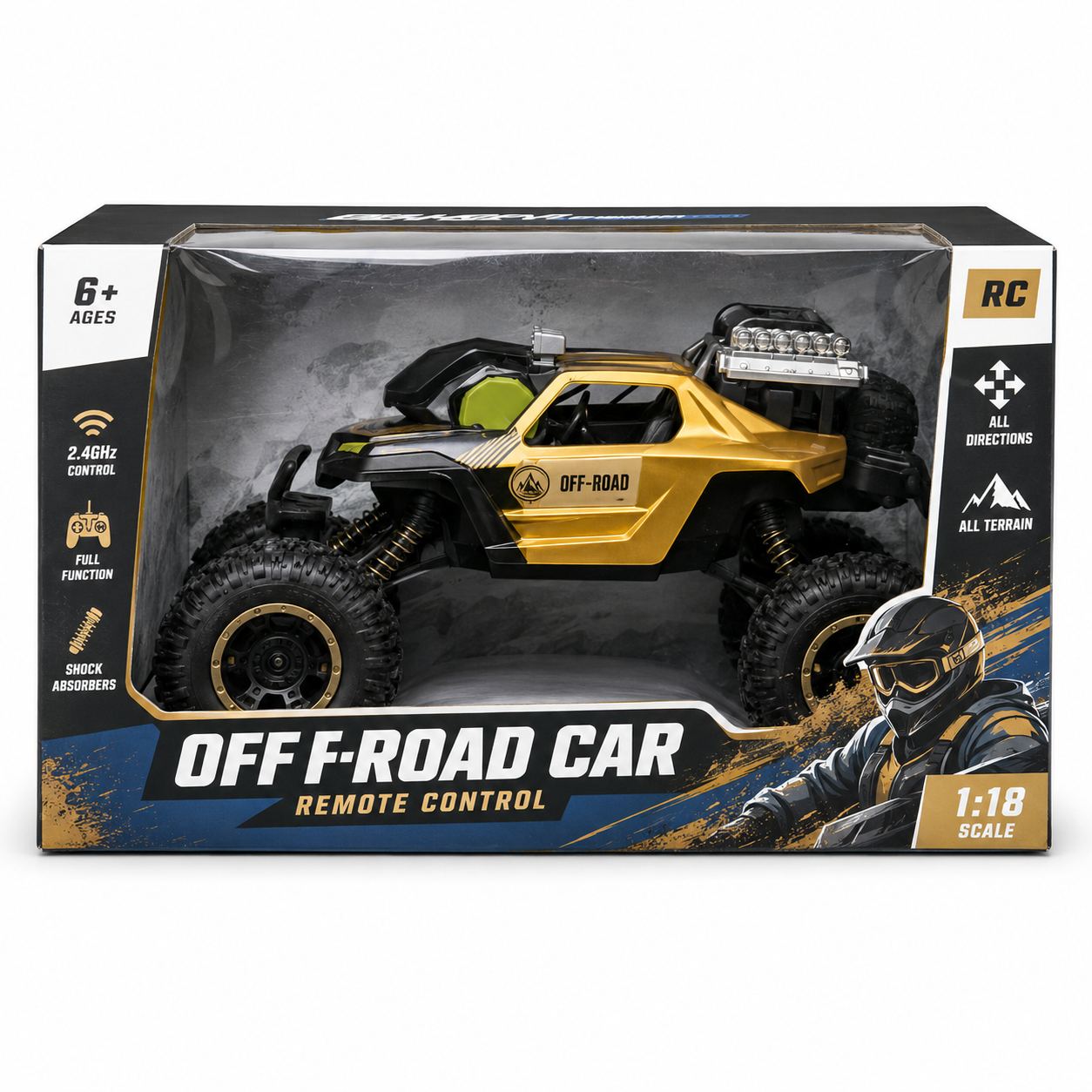 Avengers Off-Road RC Car – 1:18 Scale Remote Control Vehicle, Ages 3+