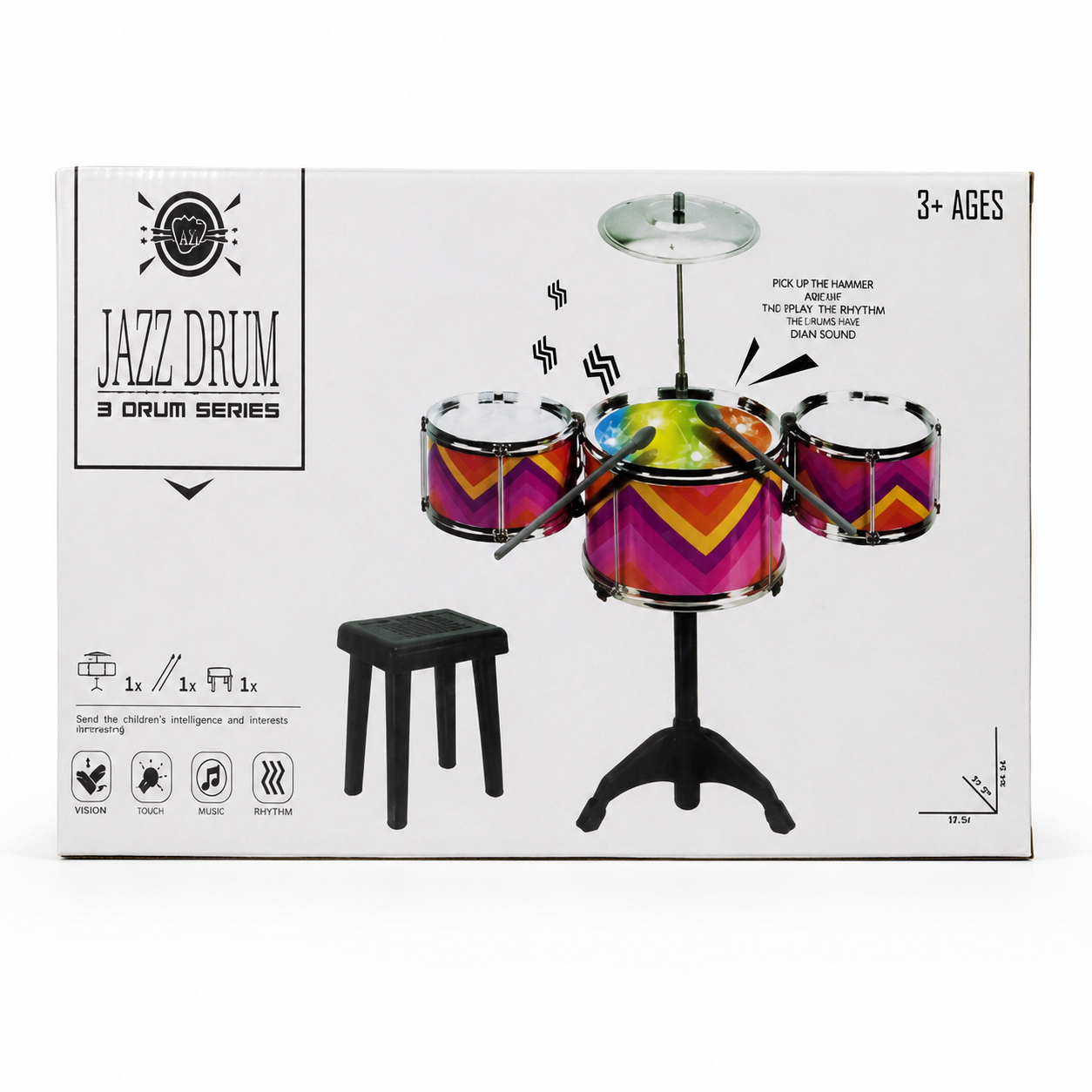 Kids Drum Set Musical Toy for Beginners