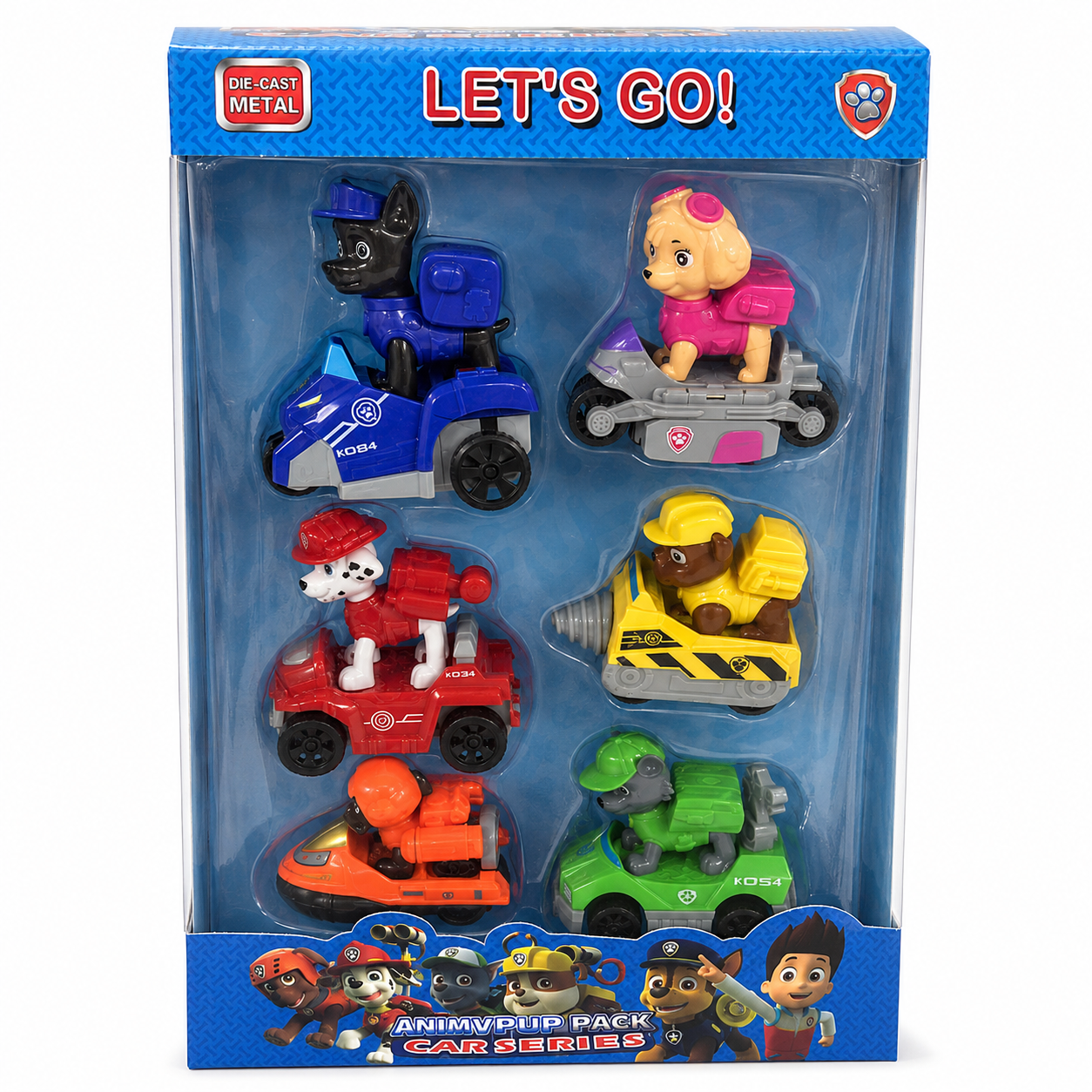Rescue Pup Action Figure Play Set for Kids