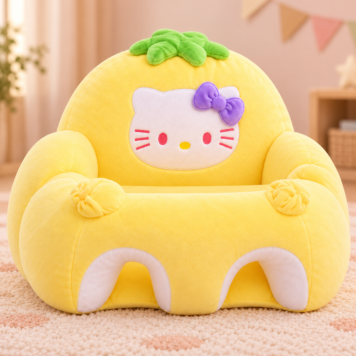 Animal Character Plush Floor Seat - Assorted Designs