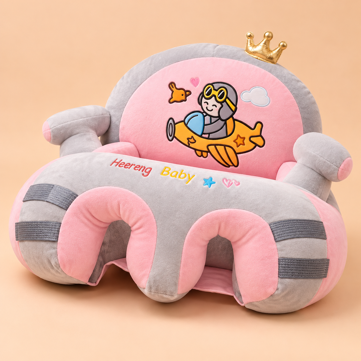 Assorted Plush Baby Support Seats – Character Designs