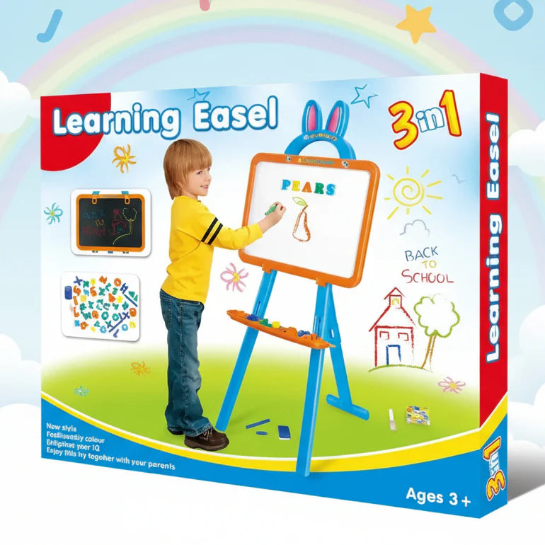 Kids Easel Board Drawing Set for Creative Play