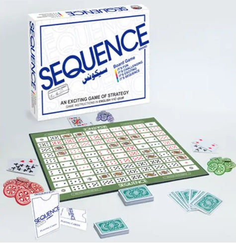Sequence Strategy Board Game for Family Game Night
