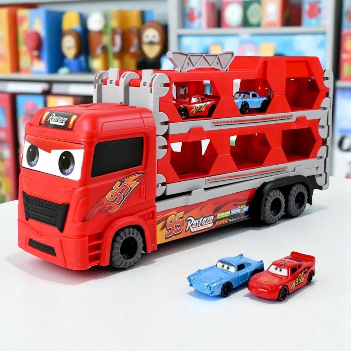 Manual McQueen Truck Car Track Set for Kids - FaToyz Pakistan