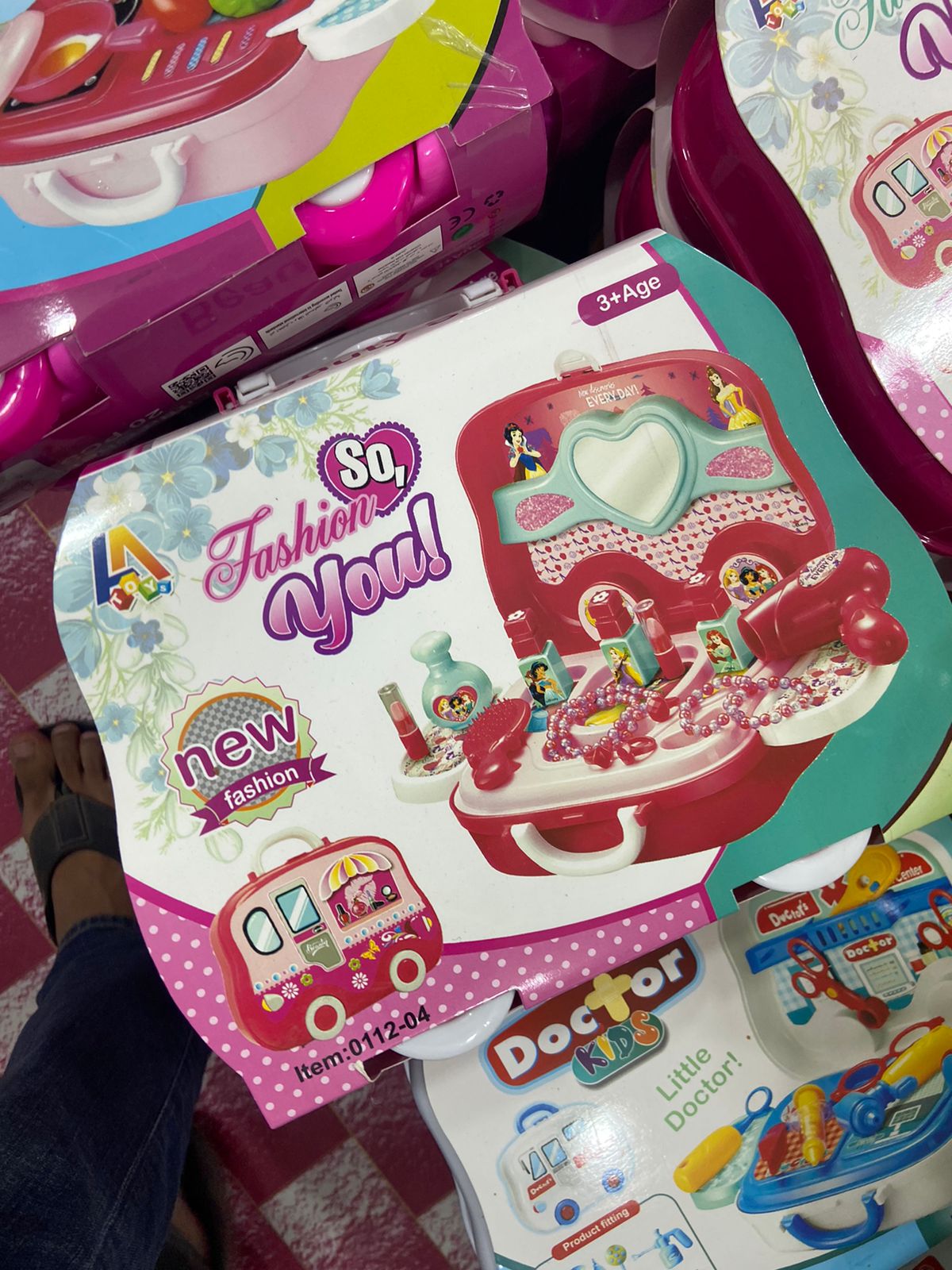 Kids Briefcase Pretend Play Set for kids in Pakistan - FA Toyz product image
