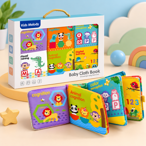 Kids Melody Baby Cloth Book Set