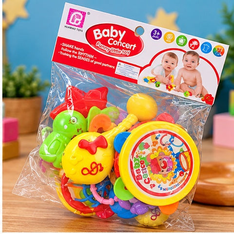 Baby Comfort Rattle Set with Round Activity Toy