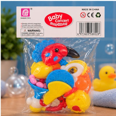 Baby Comfort Colourful Rattle Toy Set