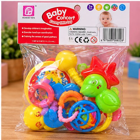 Baby Comfort Rattle Set with Round Activity Toy