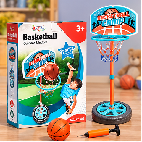 Kids Freestanding Basketball Hoop Play Set