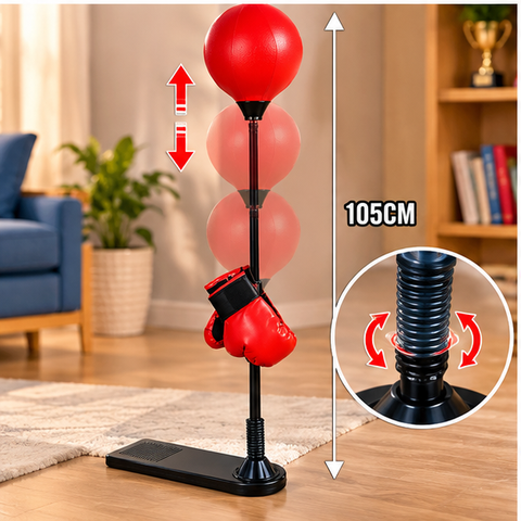 Kids Freestanding Boxing Punching Ball Set