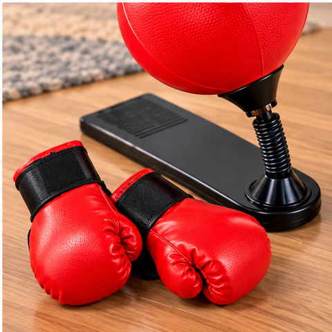 Kids Freestanding Boxing Punching Ball Set