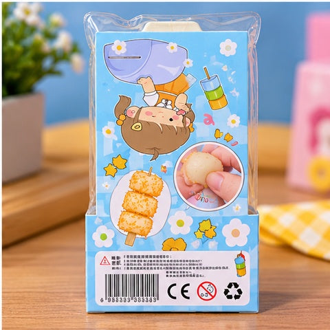 Dessert Skewer Squishy Toy with Tray